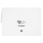 Sunglow Borderless Card (Back Horizontal)