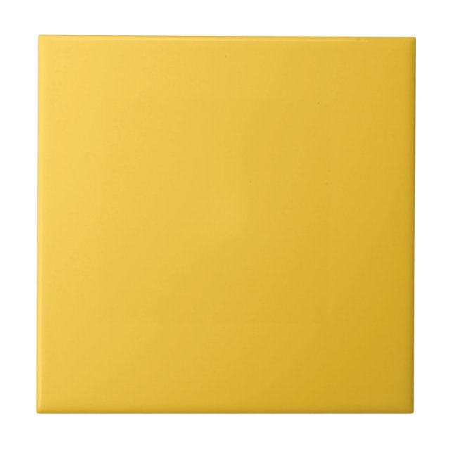 Sunglow Yellow Ceramic Tile (Front)