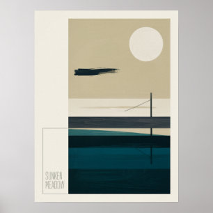 Sunken Meadow Kings Park Long Island Nature Scene Poster