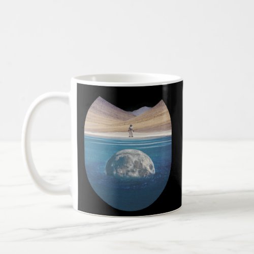 Sunken Moon Lonely Astronaut  Coffee Mug