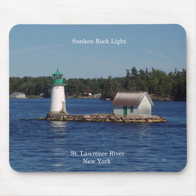 Sunken Rock Light mousepad (Front)