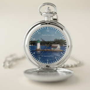 Sunken Rock Light pocket watch