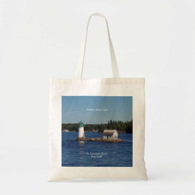 Sunken Rock Light tote bag (Front)