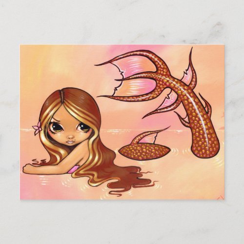 Sunkissed Mermaid Postcard