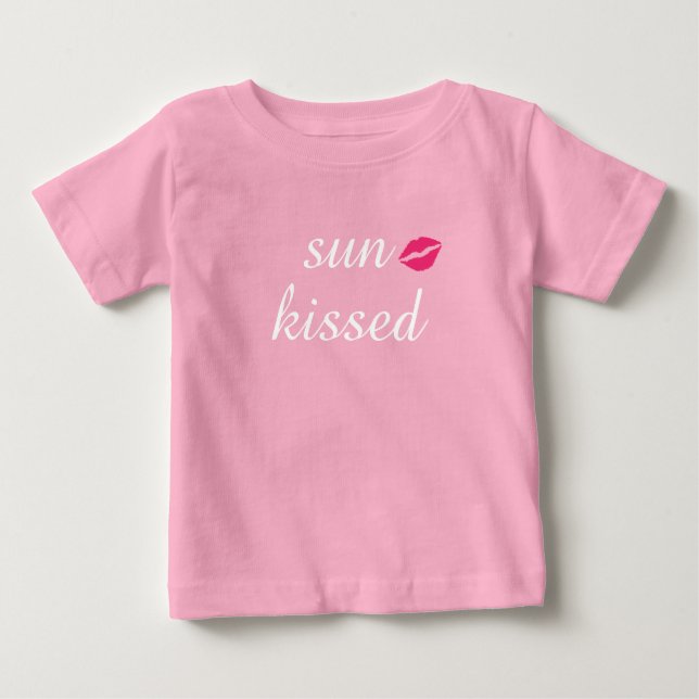 sunkissed quote baby T-shirt (Front)