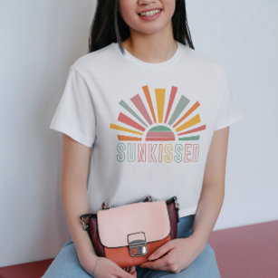 Sunkissed Retro Sun Summer Beach Holiday T-Shirt