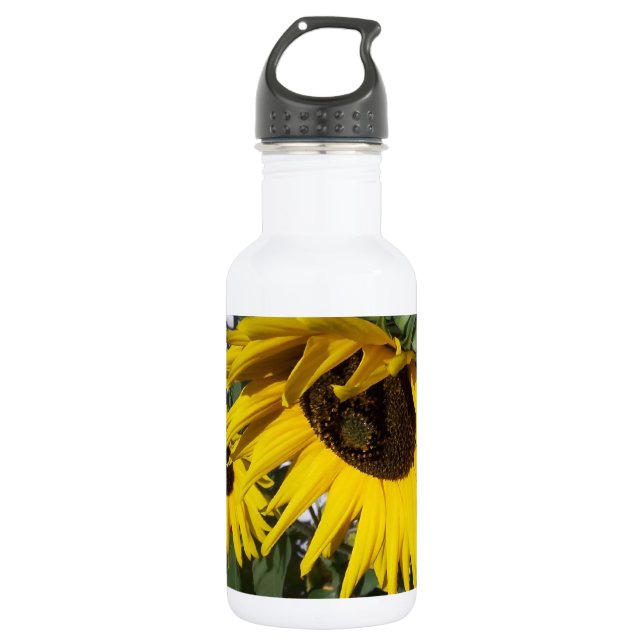 Sunlamp Sunflowers Water Bottle (Front)