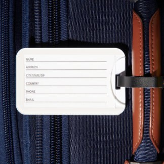 Sunland Empire Mellitological Reserve Luggage Tag