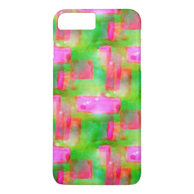 Sunlight abstract painted yellow, pink Case-Mate iPhone case (Back)