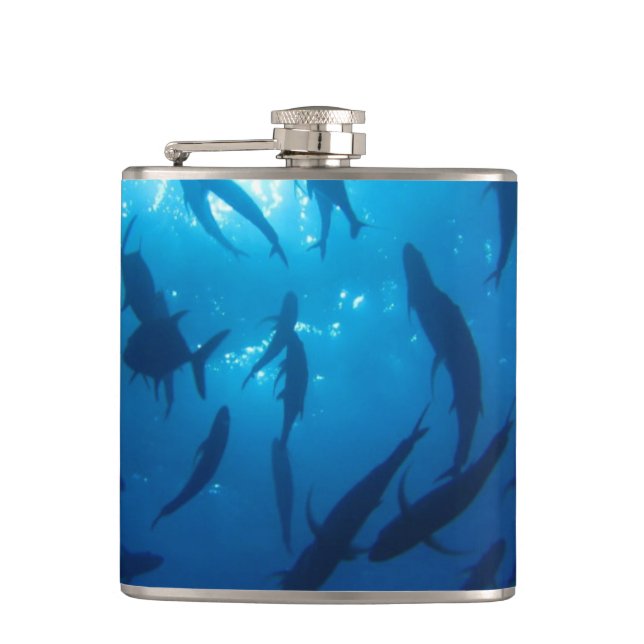 Sunlight and Shoal Under the Sea  Flask (Front)