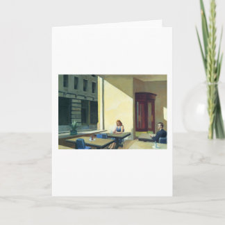 Sunlight in Cafeteria - Edward Hopper Card