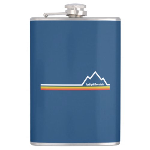 Sunlight Mountain Colorado Flask