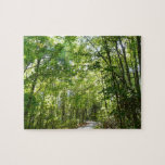 Sunlight on Wooded Path at Centennial Park Jigsaw Puzzle