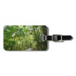 Sunlight on Wooded Path at Centennial Park Luggage Tag