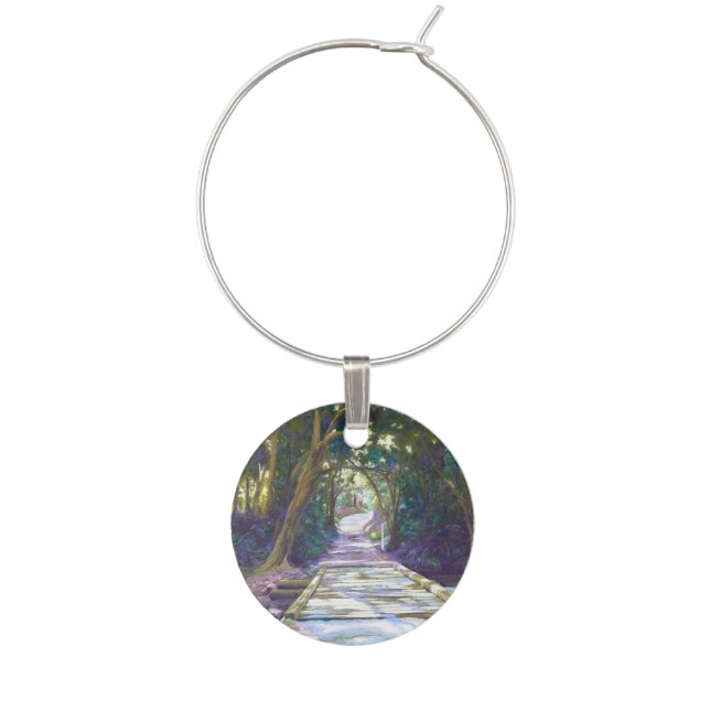 Sunlight & Shadow, Lansdowne River Wine Charm (Front)