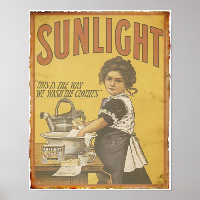 Sunlight Soap   1873 Poster