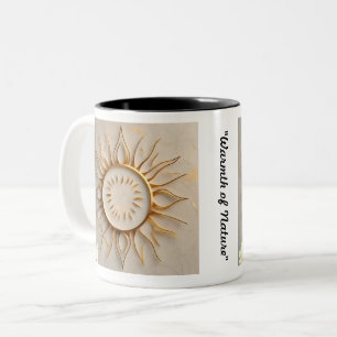 "Sunlight Symbol" Two-Tone Coffee Mug