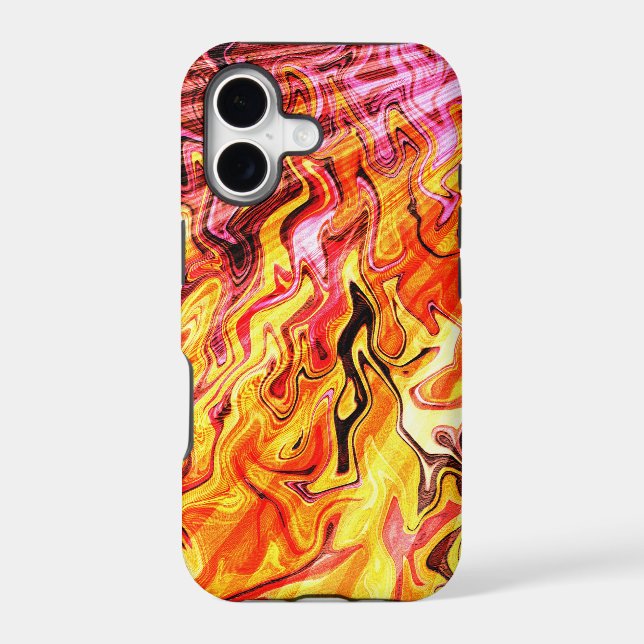 Sunlight through flames...... iphone case (Back)