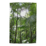 Sunlight Through Rainforest Canopy Garden Flag