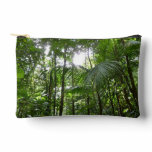 Sunlight Through Rainforest Canopy Tropical Green Accessory Pouch