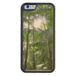 Sunlight Through Rainforest Canopy Tropical Green Carved Maple iPhone 6 Bumper Case
