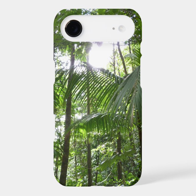 Sunlight Through Rainforest Canopy Tropical Green Case-Mate iPhone Case (Back)