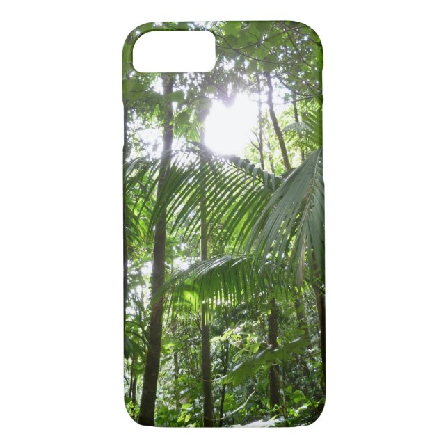 Sunlight Through Rainforest Canopy Tropical Green Case-Mate iPhone Case (Back)