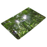 Sunlight Through Rainforest Canopy Tropical Green Floor Mat