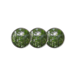 Sunlight Through Rainforest Canopy Tropical Green Golf Ball Marker