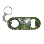 Sunlight Through Rainforest Canopy Tropical Green Keychain Bottle Opener
