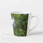 Sunlight Through Rainforest Canopy Tropical Green Latte Mug