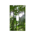 Sunlight Through Rainforest Canopy Tropical Green Light Switch Cover