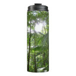 Sunlight Through Rainforest Canopy Tropical Green Thermal Tumbler