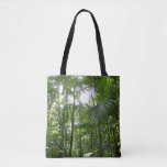 Sunlight Through Rainforest Canopy Tropical Green Tote Bag