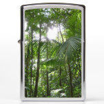 Sunlight Through Rainforest Canopy Tropical Green Zippo Lighter