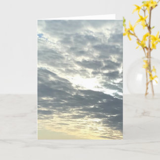 Sunlight through the Clouds Card