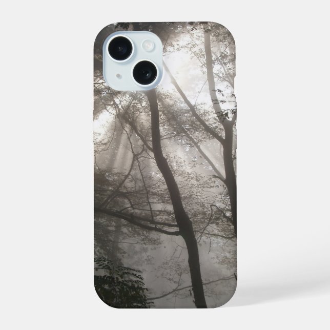 Sunlight Through Trees Iphone Case (Back)