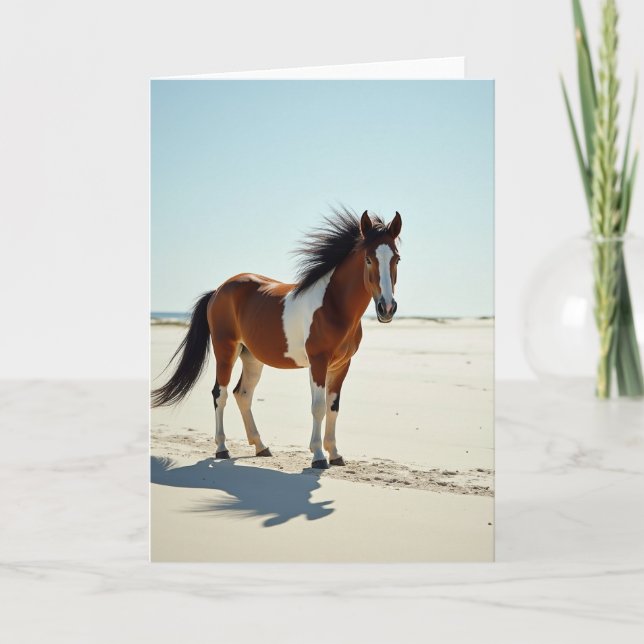 Sunlit Beach Fathers Day Card (Front)