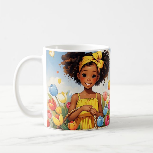 " SUNLIT BLOOM " COFFEE MUG (Left)