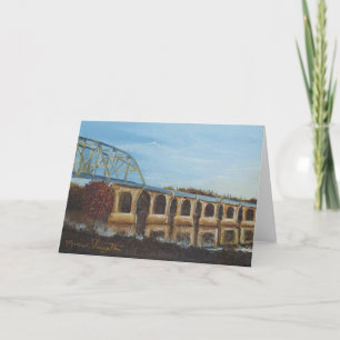 Sunlit Bridge Greeting Card