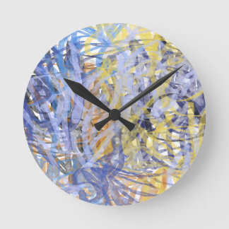 Sunlit Coral Reef Round Clock