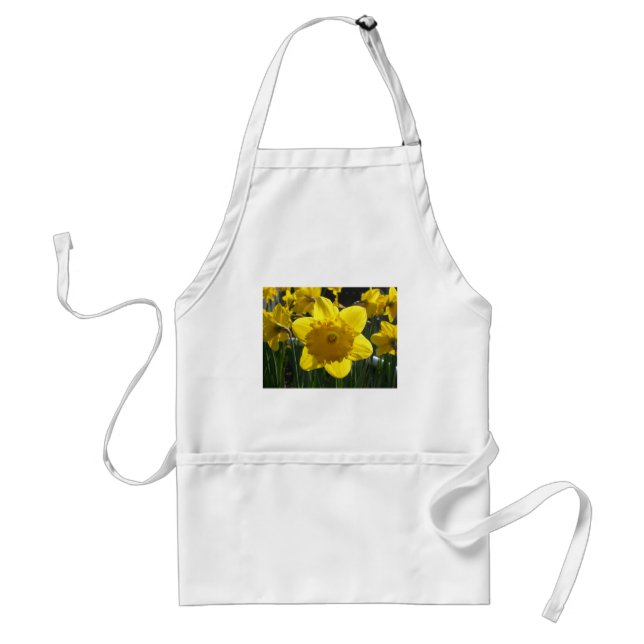 Sunlit Daffodil Adult Apron (Front)