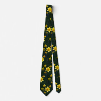 Sunlit Daffodils Tie