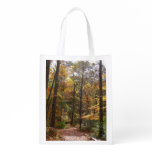 Sunlit Fall Trail in Laurel Hill State Park Grocery Bag