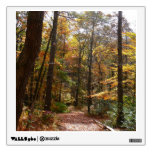 Sunlit Fall Trail in Laurel Hill State Park Wall Decal