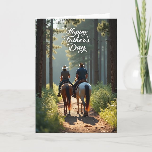 Sunlit Fathers Day Trail Card (Front)