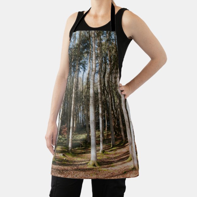 Sunlit Forest Tranquility 1 Apron (Insitu)