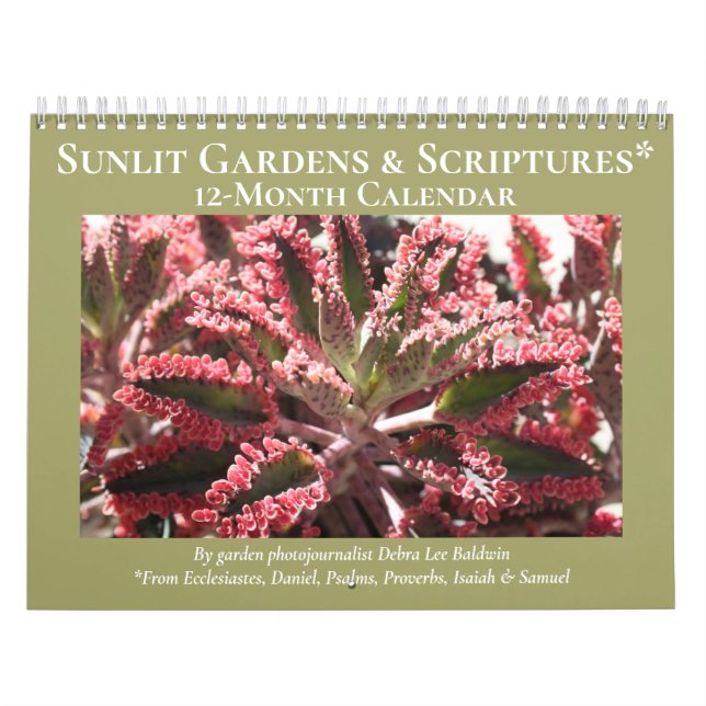 Sunlit Gardens & Scriptures Calendar (Cover)