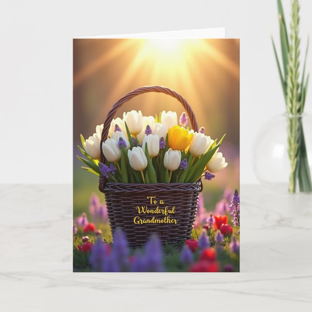 Sunlit Grandmothers Day Card (Front)