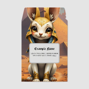 Sunlit Guardian – Desert Relic Bunny. Envelope Mailers